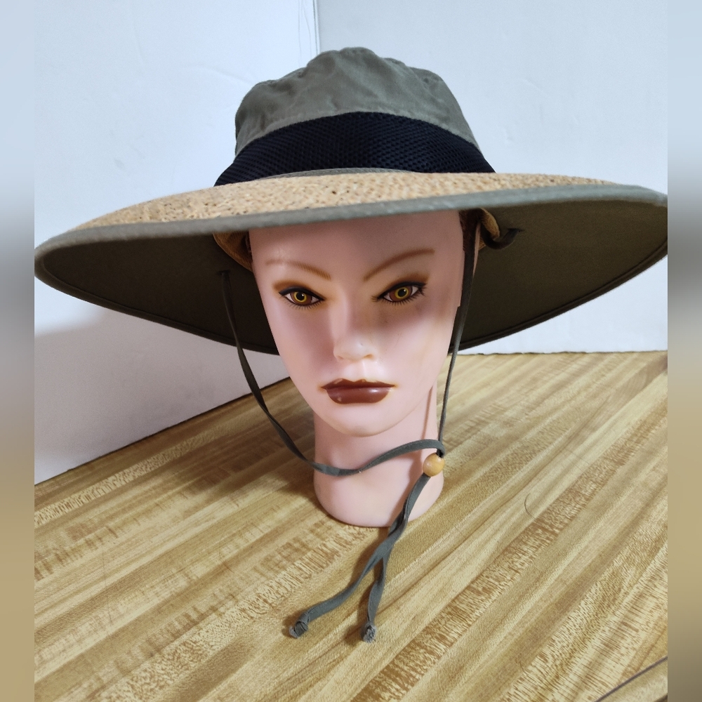 Head Head Head Safari Unisex Hat Sun Fishing Mowing Gardening Beach Wear Sz S